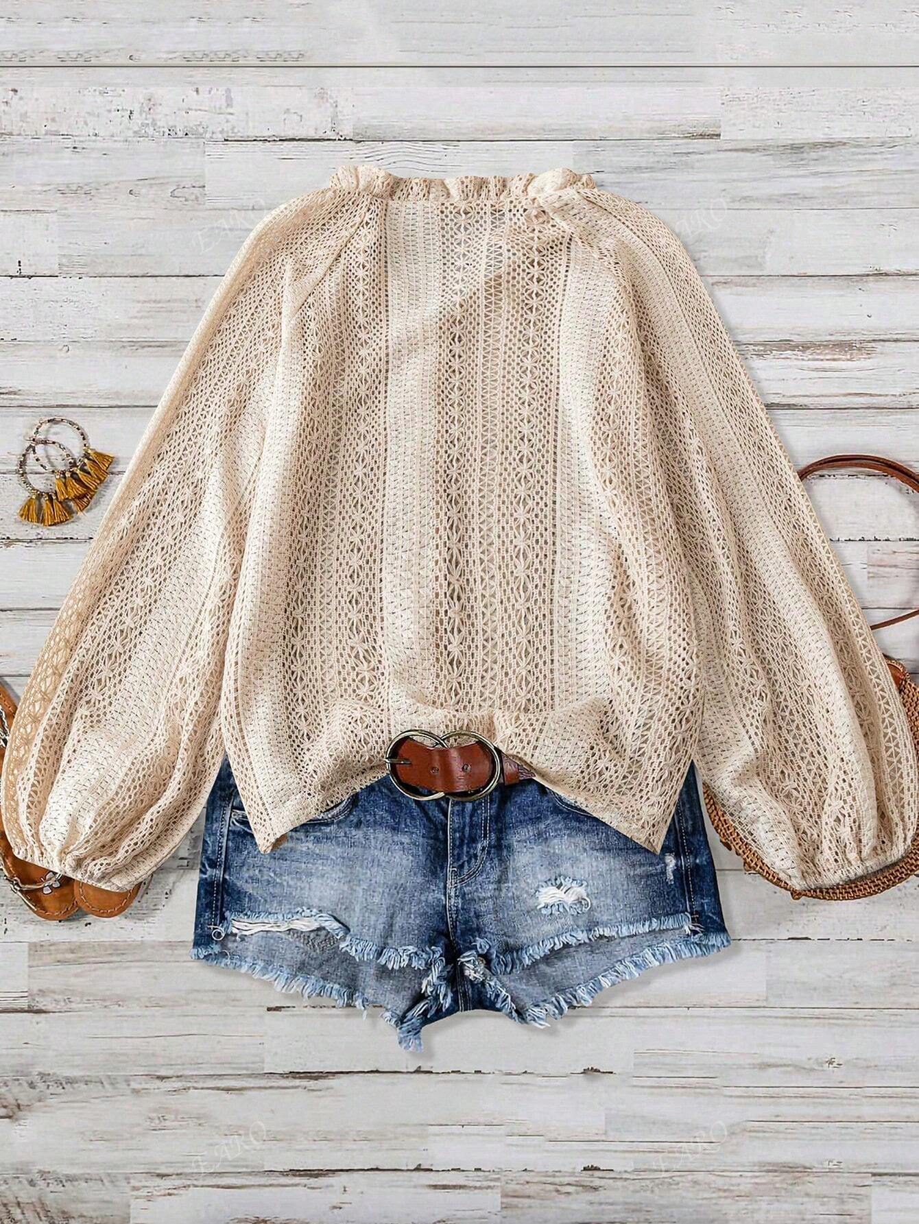 Amélie Crochet Top