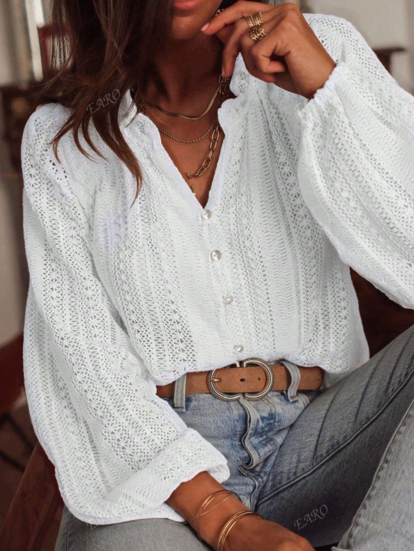 Amélie Crochet Top