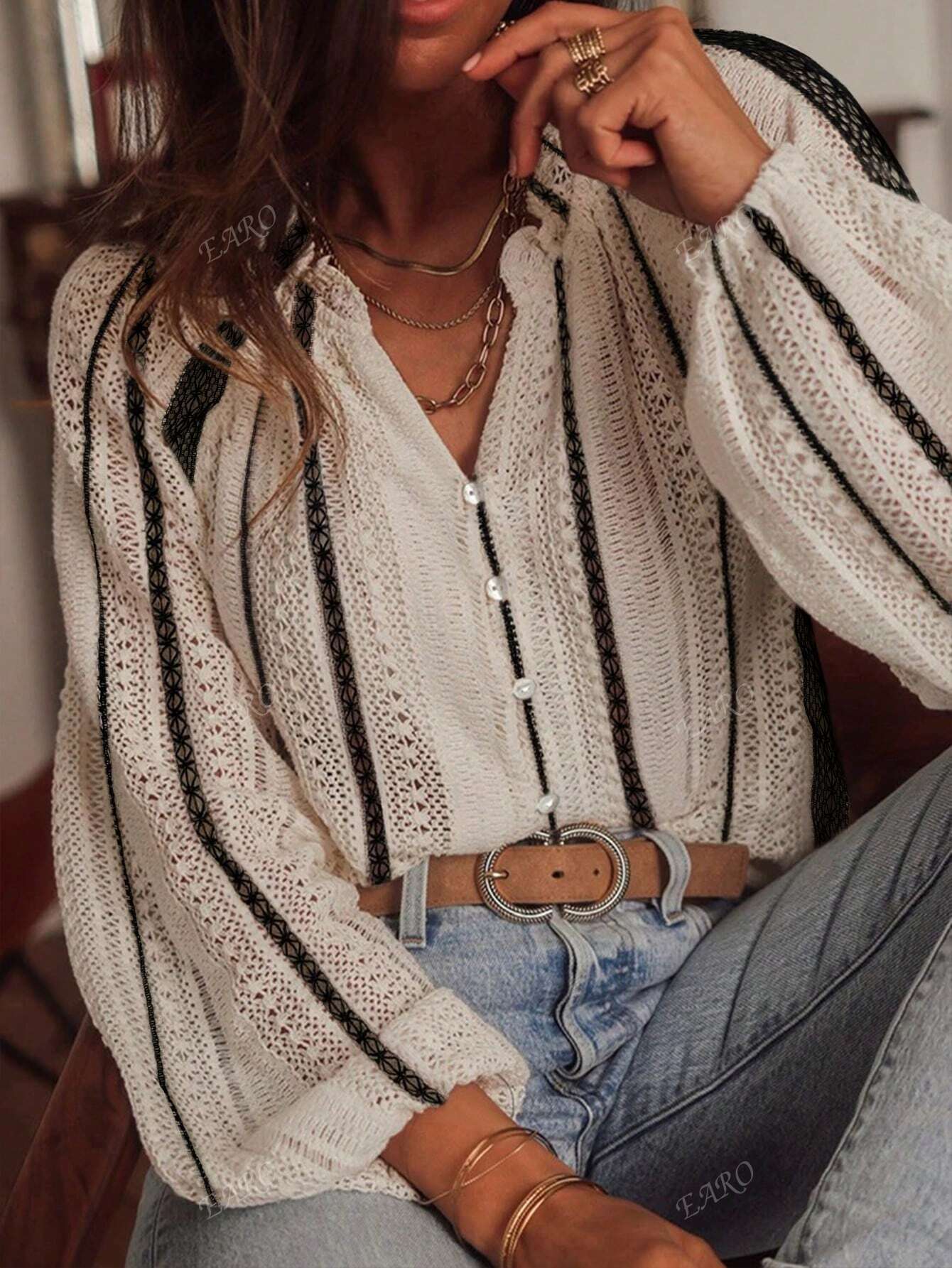 Amélie Crochet Top